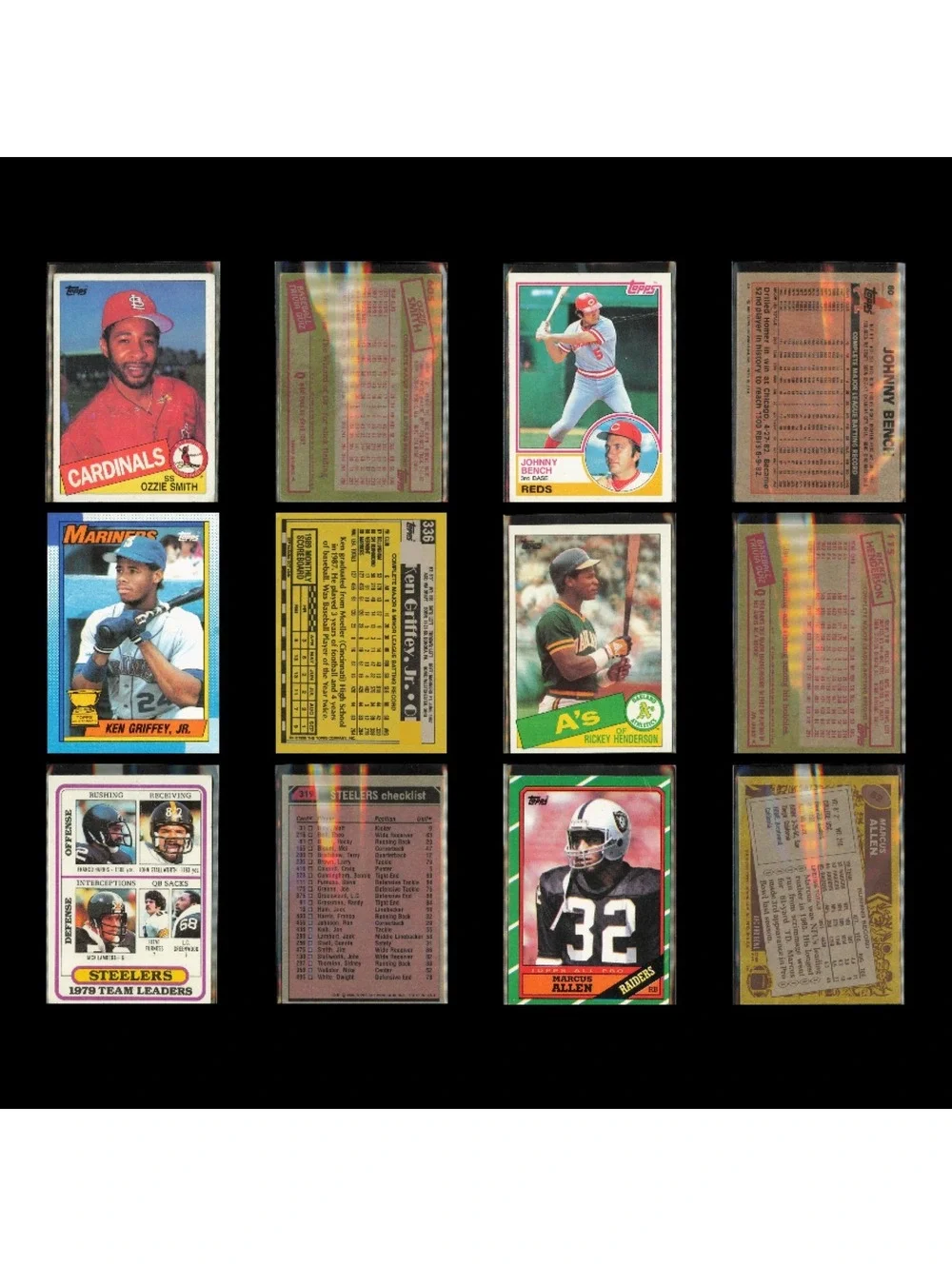 Vintage 105-Card HOF & Stars Lot Baseball Basketball Football NBA NFL MLB *READ*